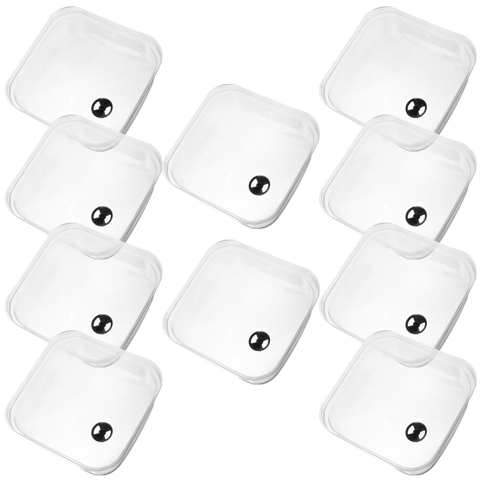 Toyvian 3 Ensembles Cloche De Protection pour Plantes Couvercle Humide pour Semis Abri Gel Et Humidité De Diamètre pour Jardinage 10 Pièces * 3
