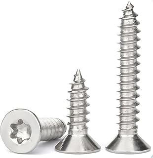 50 Stück Holzschrauben Torx Senkkopfschrauben Holz M3x20mm | Edelstahlschrauben