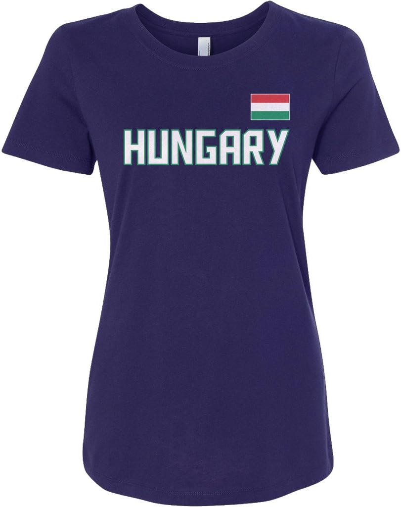 Threadrock Women's Hungary National Pride T-Shirt