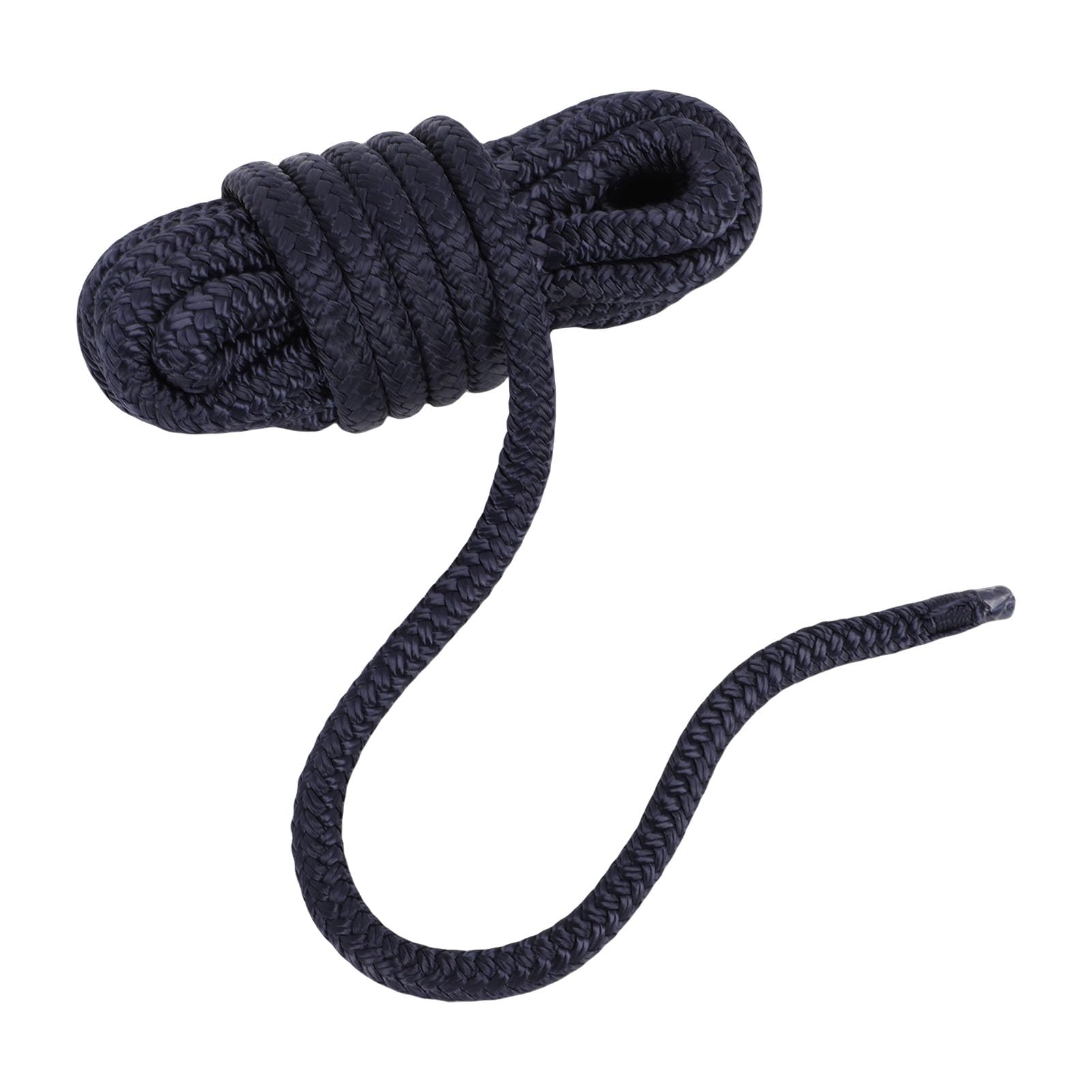 Generic Cuerda Marina de Alta Resistencia, 4 Piezas, Línea de Muelle de Nailon Trenzado Doble para Yates y Embarcaciones Pequeñas, 0,37 Pulgadas X 15 Pies (Blue)