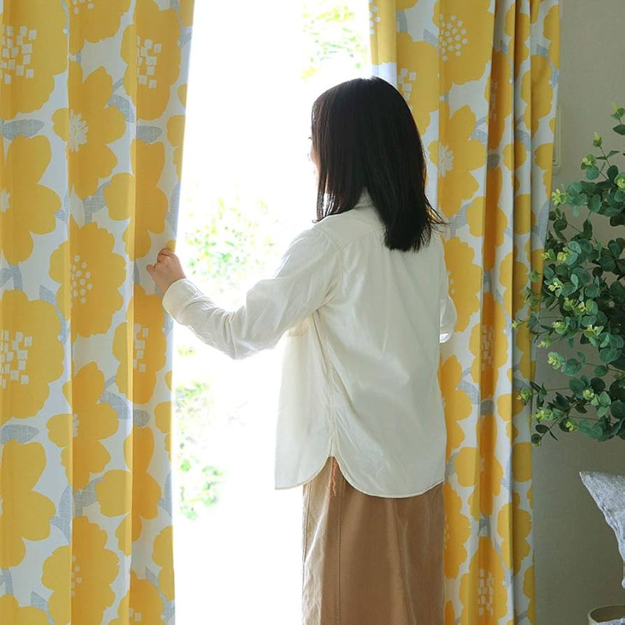 日本特注品 - 遮光カーテン 幅100×長さ203cm 2枚セット ベージュ 日本