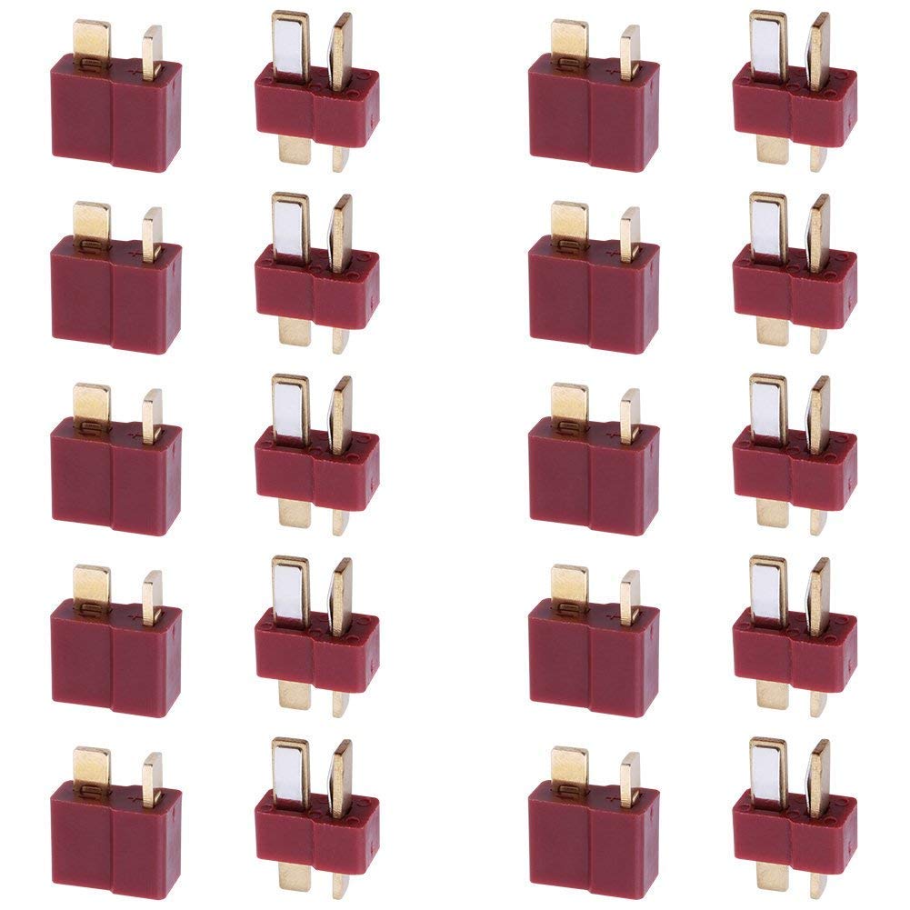 See full amazon price history chart for REES52 10 Pairs T-Plug Connectors Male & Female Deans Style For RC LiPo Battery Pack ESC Electric Engine Motor Parts REES52 10 Pairs T-Plug Connectors Male & Female Deans Style For RC LiPo Battery Pack ESC Electric Engine Motor Parts (B07JR59WJX) Amazon Price History, Amazon Price Tracker