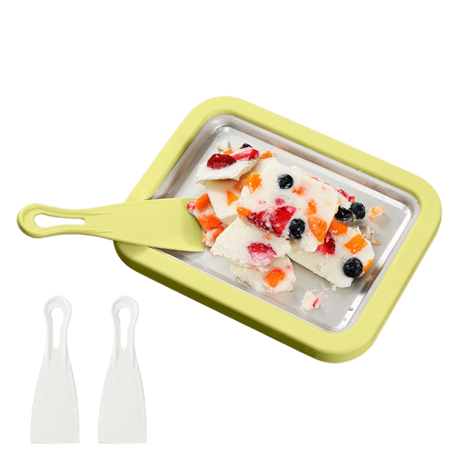 Urządzenie do produkcji walcowanych , natychmiastowa zimna płyta z 2 szpatułkami, dla dorosłych, do domu, kuchni, na imprezę, spotkania rodzinne na świeżym powietrzu