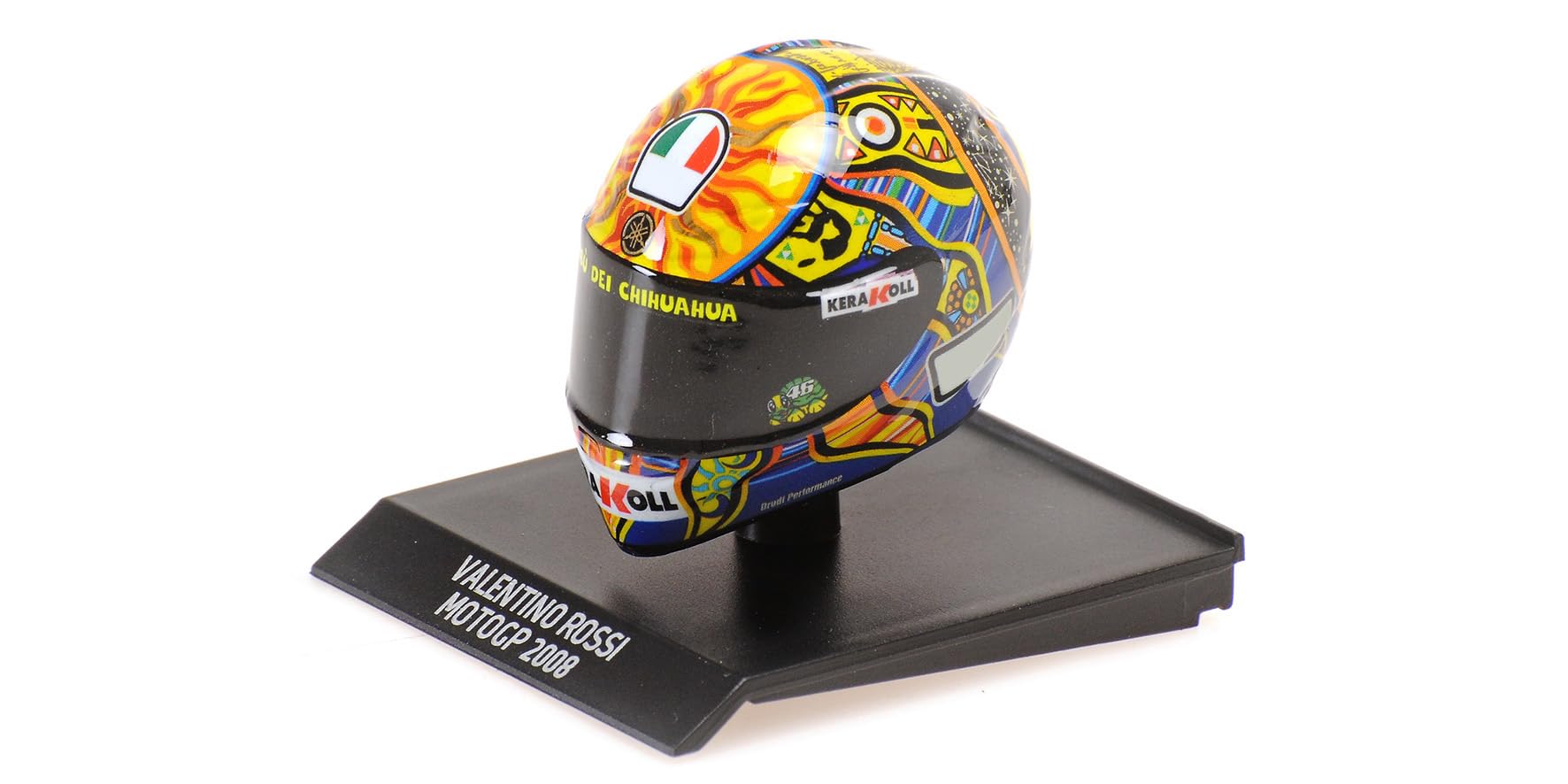 Minichamps 1:10 Helmet - Valentino Rossi - Moto GP 2008