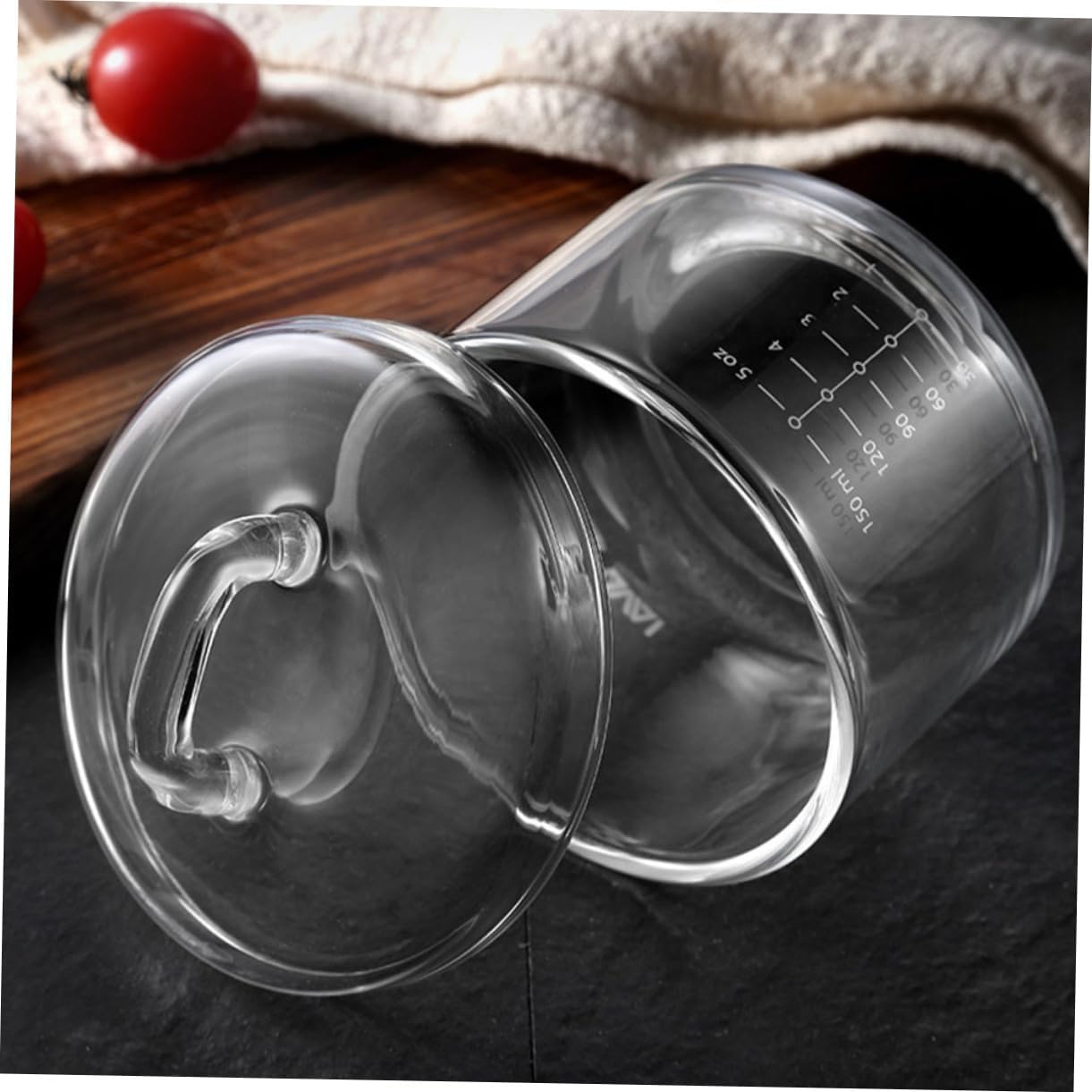 TOYANDONA Heat Resistant Glass Serving Bowl with Lid Borosilicate Food Container for Storage Baking Desserts Soup and Stew Lightweight and Easy to Clean