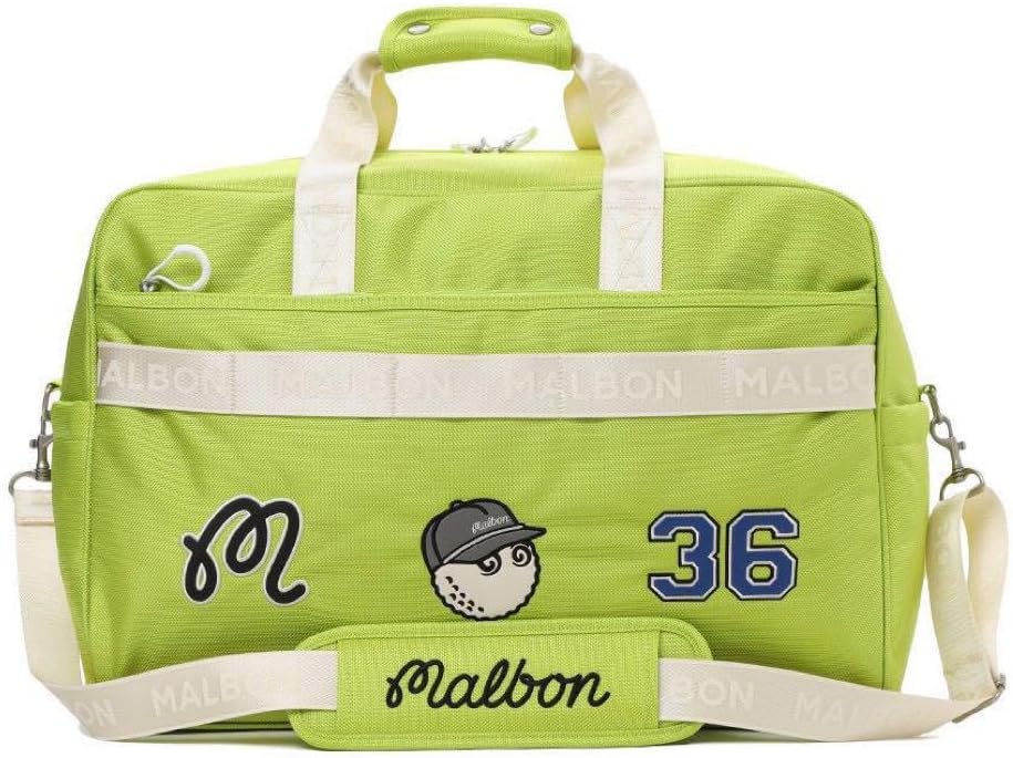 Malbon マルボン ゴルフ ボストンバッグ 斜めがけバッグ グリーン 大容量 マルボンゴルフ Malbon golfボストンバッグ ショルダーバッグ グリーン