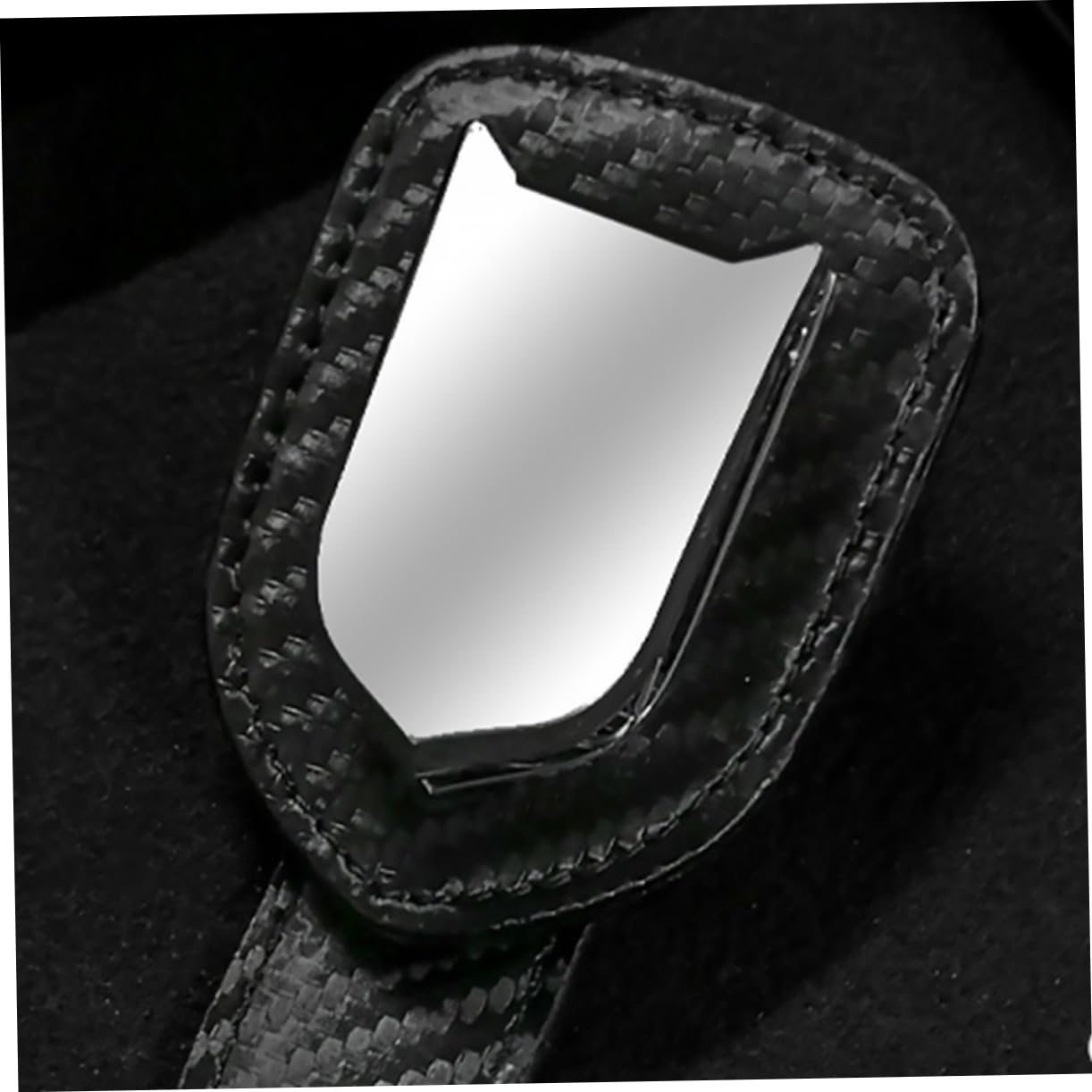 3stücke Car Glasses Holder Pu Carbonfaser Brillenclip Für Auto Sonnenblende Installieren rutschfest Schützt Brillen Vor Kratzern Und Verlust