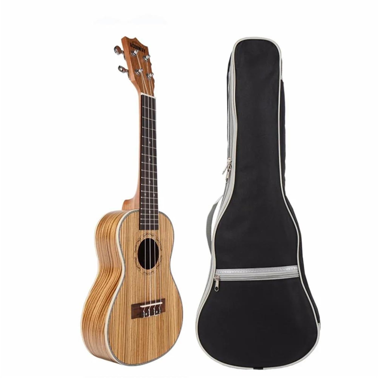 Strumento A Corda Per Chitarra Rilegato In ABS Zebra Da 21 Pollici Per Ukulele Da Concerto Saxophone(3/4)