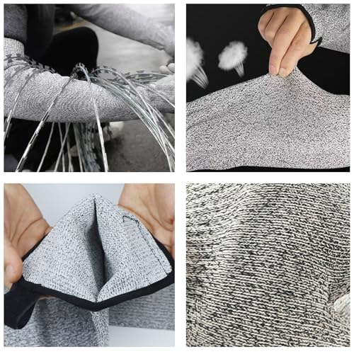 Cut Resistant Farmers Sleeves, Arm Burn Protection Sleeve for Thin Skin and Bruising, Arm Guards for Men Women - Image 6