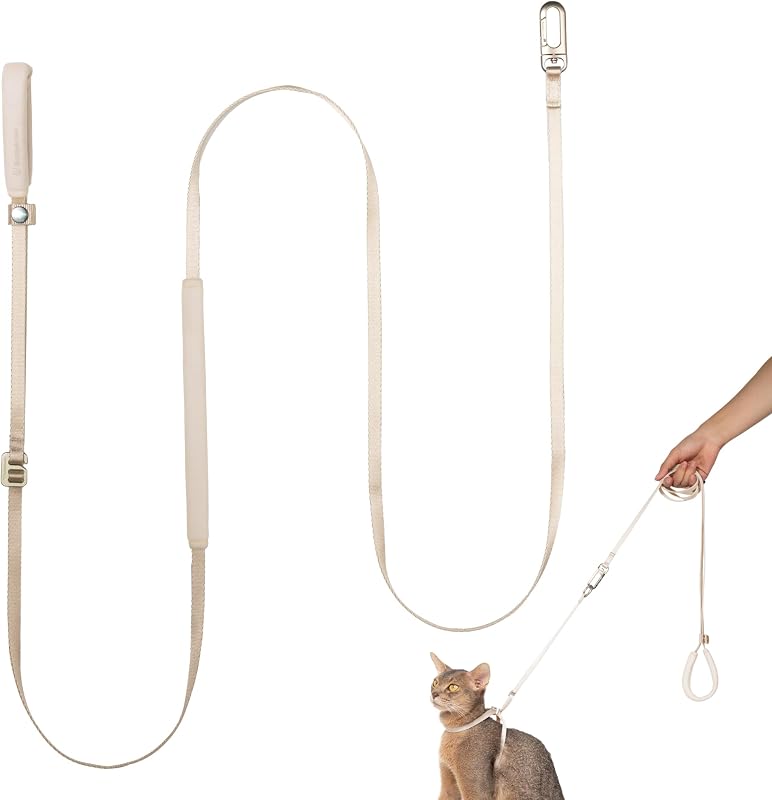 Guia Ajustável para Gatos e Cães Pequenos BuddyArmor em Nylon, 1,10 a 1,89 m