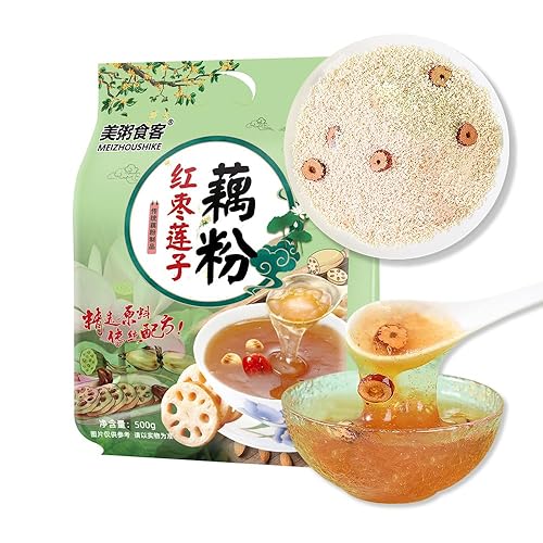 Polvo de raíz de loto de fecha roja 17.64 oz (aproximadamente 1.25 oz* 14 bolsas) 17.63 onzas (1.25 onzas x 14 bolsas) desayuno