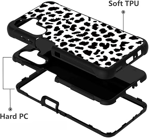 Miniatura 4 de Funda para Samsung Galaxy A13 5G, resistente 3 en 1, plástico duro híbrido y silicona suave, a prueba de golpes, funda protectora para Samsung