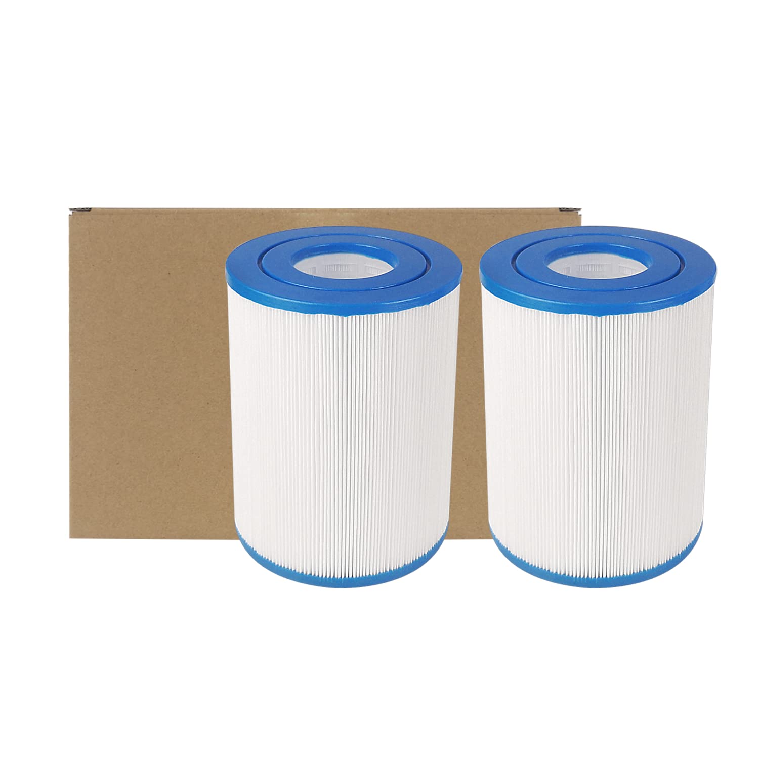 PRB25SF-JH-PAIR Lot de 2 cartouches de filtre de rechange pour spa U-nicel C-4405, R172464, APCC7062, Fil-bur FC-2387, Hay-Ward 817-5010, 17-2464, filtre de 50 m²
