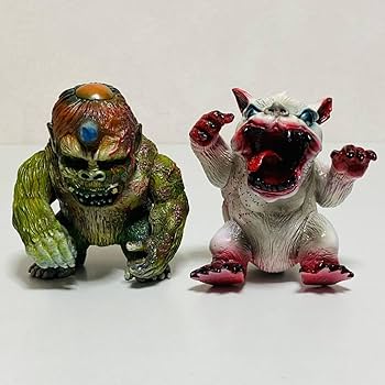 Amazon.co.jp: シカルナ工房 CUBE 化猫 ゾンゴラ セット ソフビ