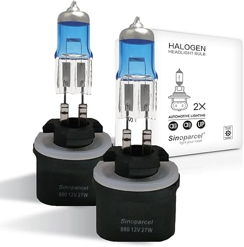 Miniatura 28 de Sinoparcel Foco halógeno H7 para faros delanteros con haz alto o bajo, luz antiniebla de 3800K, 150% más brillante que el foco estándar de 55W