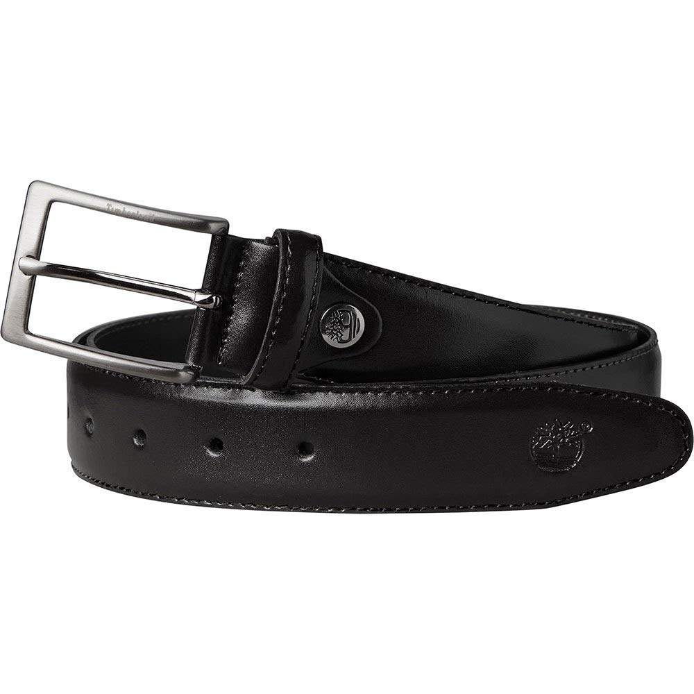 Timberland Men's Black 35 Mm Classic Adjustable Belt L For L