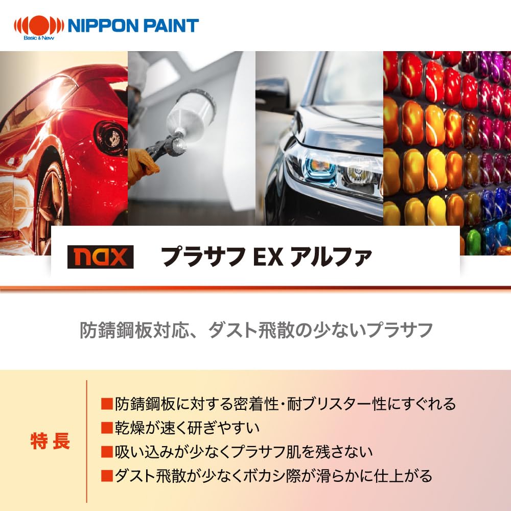 Amazon | naxプラサフ EXアルファ グレー 希釈済 2kgセット/日本