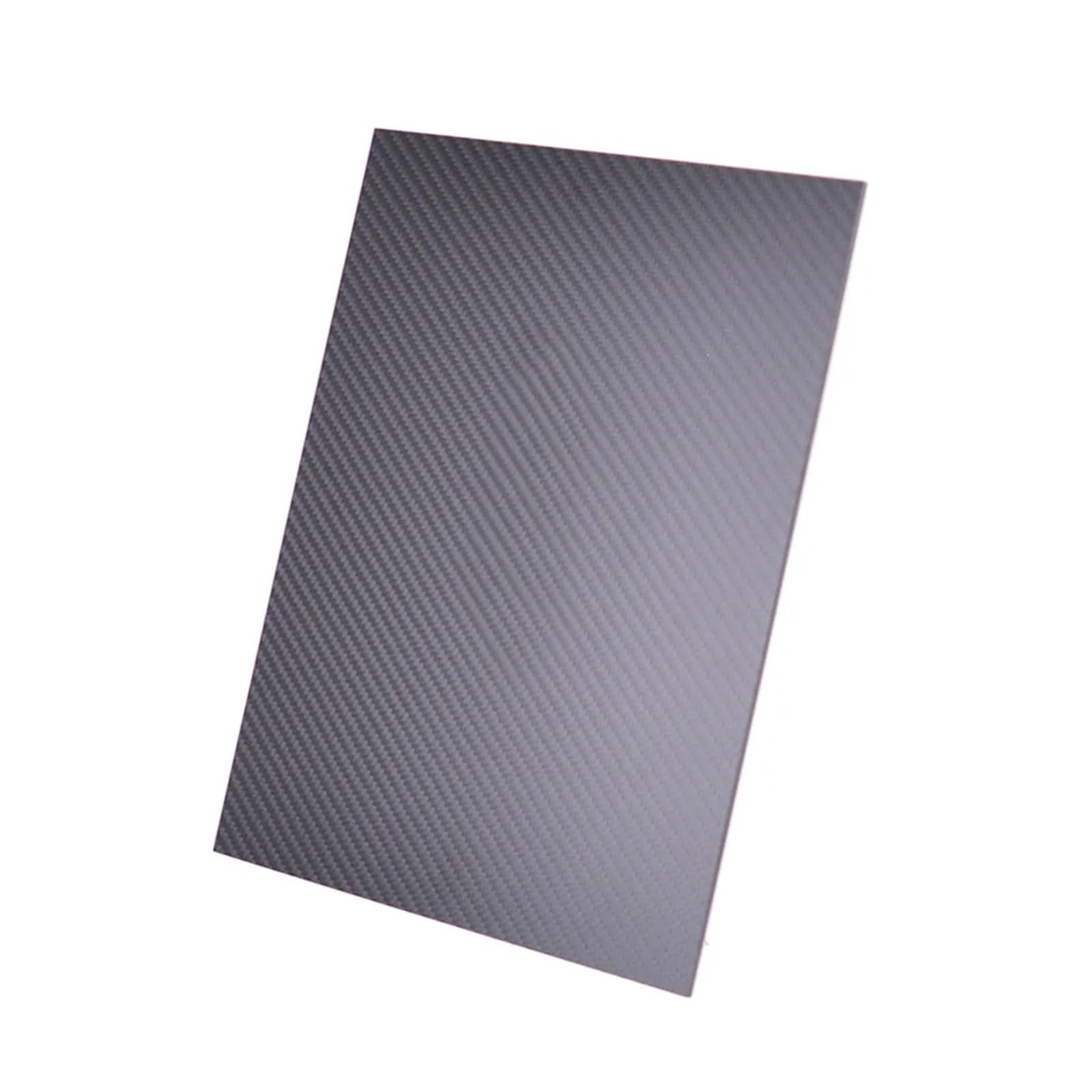 Pannello in fibra di carbonio 3K da 200 mm x 400 (0,5 1, 2 3 4 5), materiale composito ad alta durezza Per Aquiloni, Aeroplani RC(2.0mm Thickness)