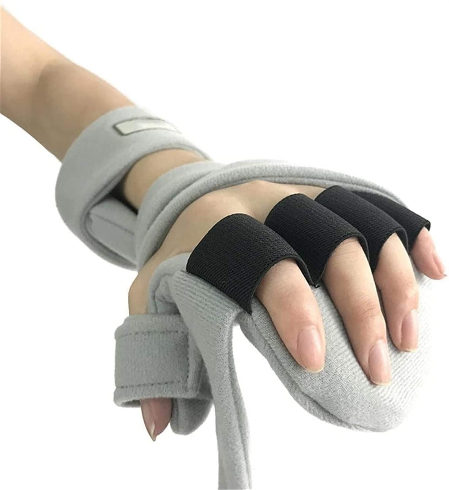 Ortesi per Dita Morbida E Funzionale Stecca per La Mano A Riposo Stecca per La Mano Notte da Polso Pollice Immobilizzatore Supporto per Dolore Tendinite Distorsione Frattura (Size : Left)