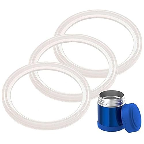Impresa Thermos - Juntas de repuesto para anillo de sellado – Paquete de 3 – Compatible con Thermos Funtainer 10 oz – Junta de silicona sin BPA y