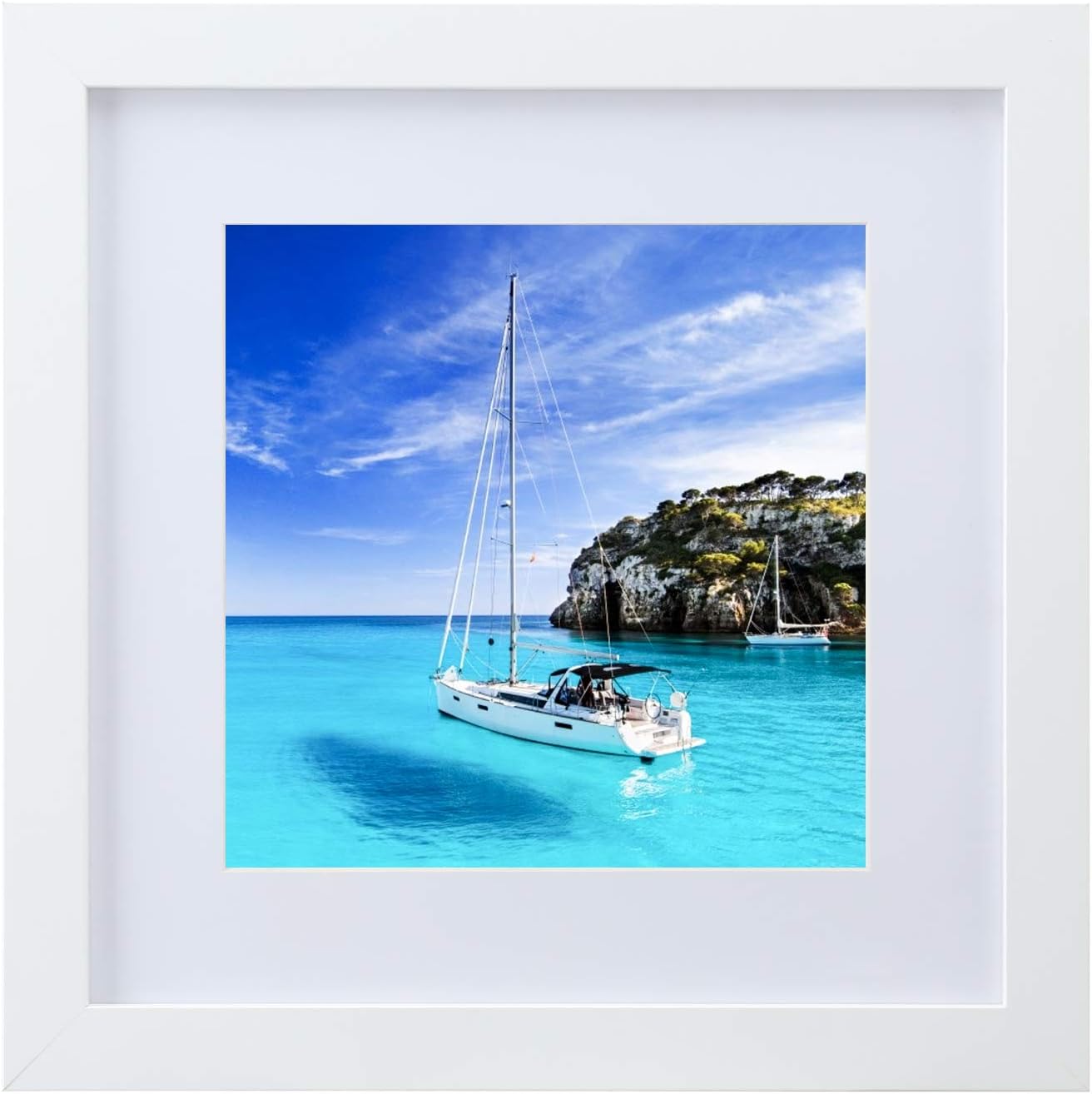 Buy Picture Frame Display 3.5x3.5, 8x8 Inch Picture with Mat, 8x8