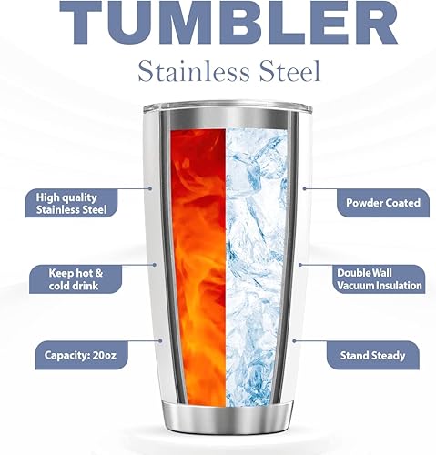 Miniatura 7 de CUBICER Taza de viaje de café con tapa de Adventure Begins, regalos de cumpleaños para mujeres, hombres, adolescentes, adultos, amigos, taza aislada