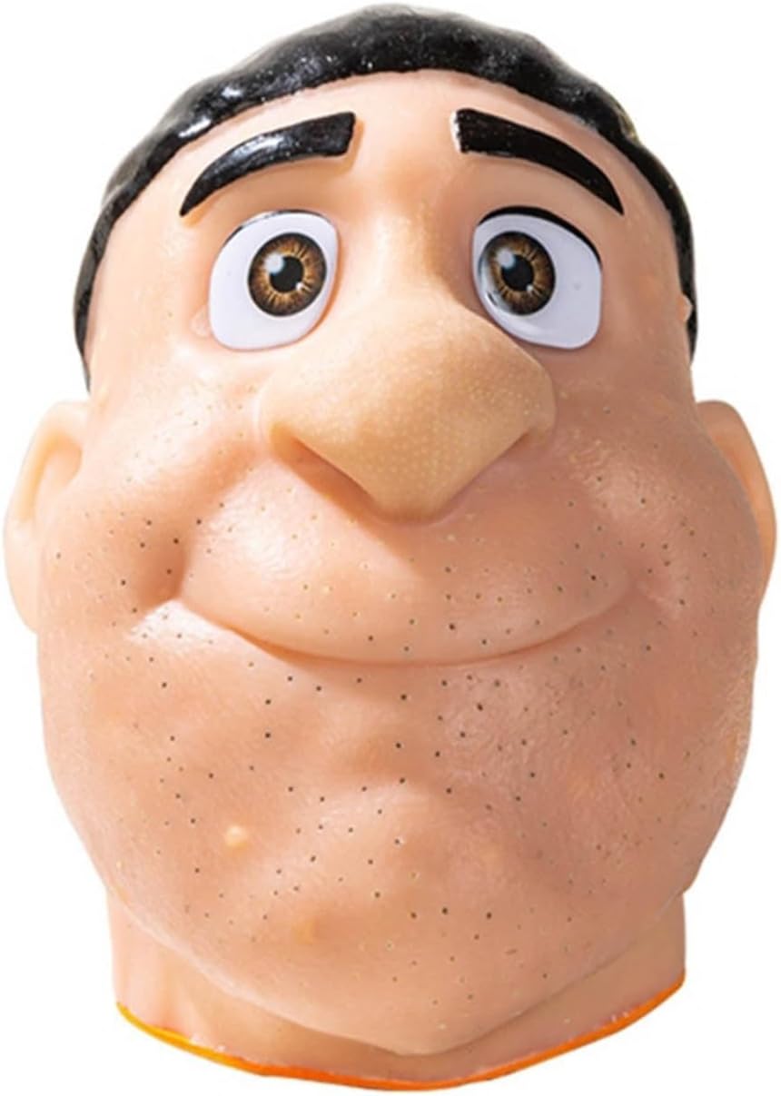 Soft Silicone Squeeze Gadget Funny Practical Joke Portable Tactiles Desk Toy for All Ages Stress Relief Portable Novelty Squeeze Desk Stress Reliever ASMR Popping