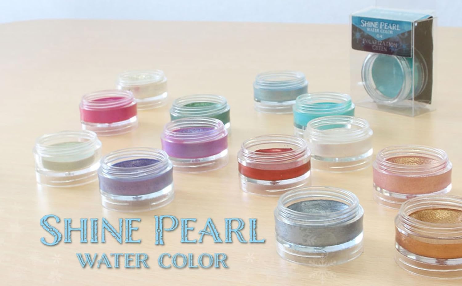 Kusakabe Shine Pearl Solid Watercolor Paint, 45 Mother of Pearl Gold