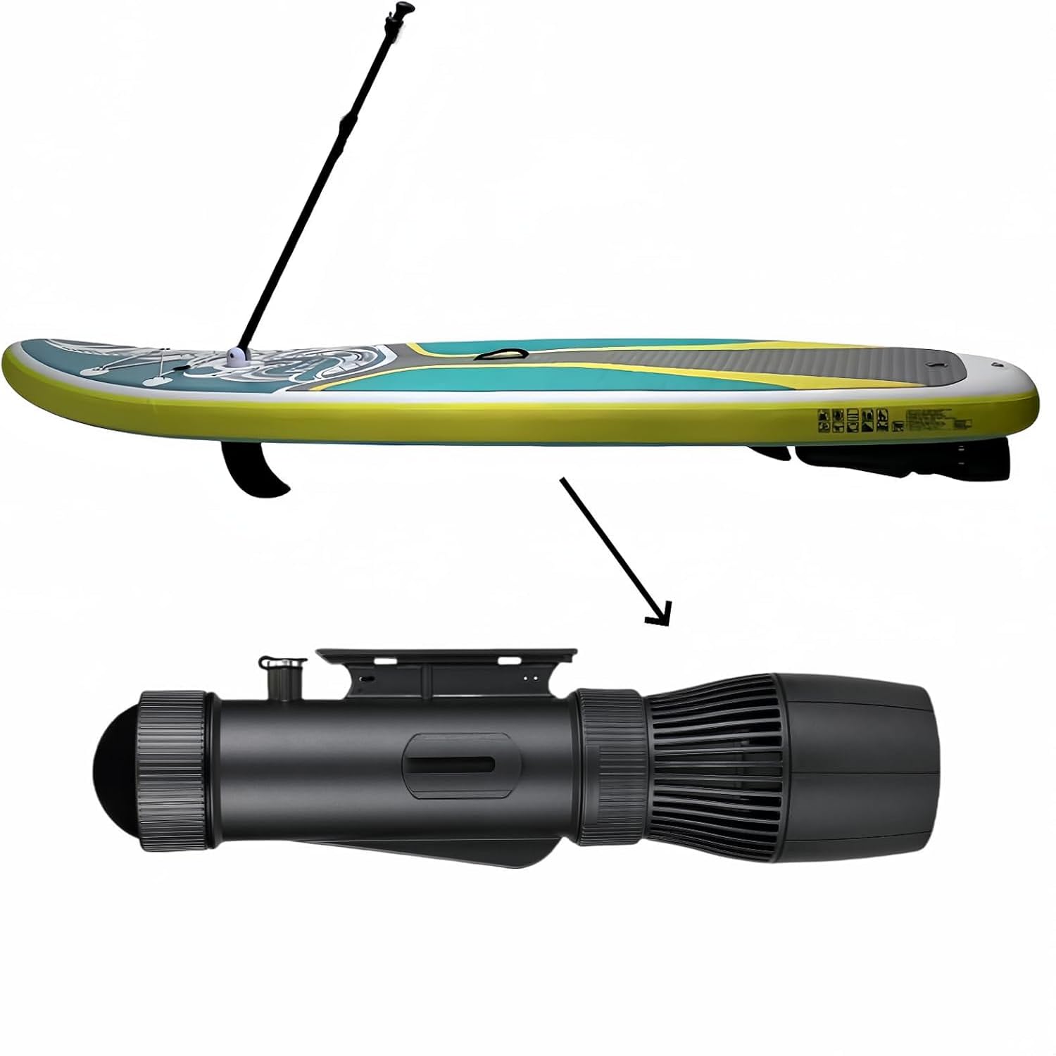 Camolech - Monopattino subacqueo da 700 W con batteria rimovibile, per adulti, capacità della batteria 16000 mAh, per piscina e mare, motore elettrico a pagaia (CM7-1Pro aggiunge batteria)