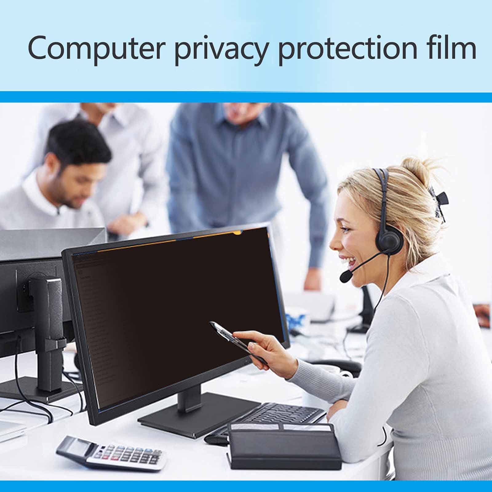 Pellicola Protettiva per Schermo del Computer, per Display Widescreen, Filtro Privacy per Notebook, antiriflesso, HD, Facile da installare, 24 Pollici(17 Pollici (367 * 229)