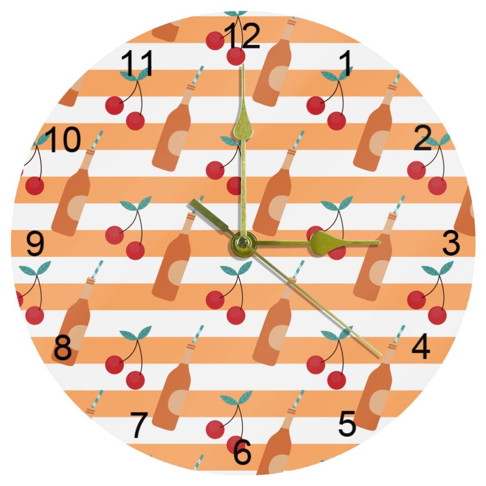 Horloge murale silencieuse sans tic-tac pour travailler et dormir sans bruit