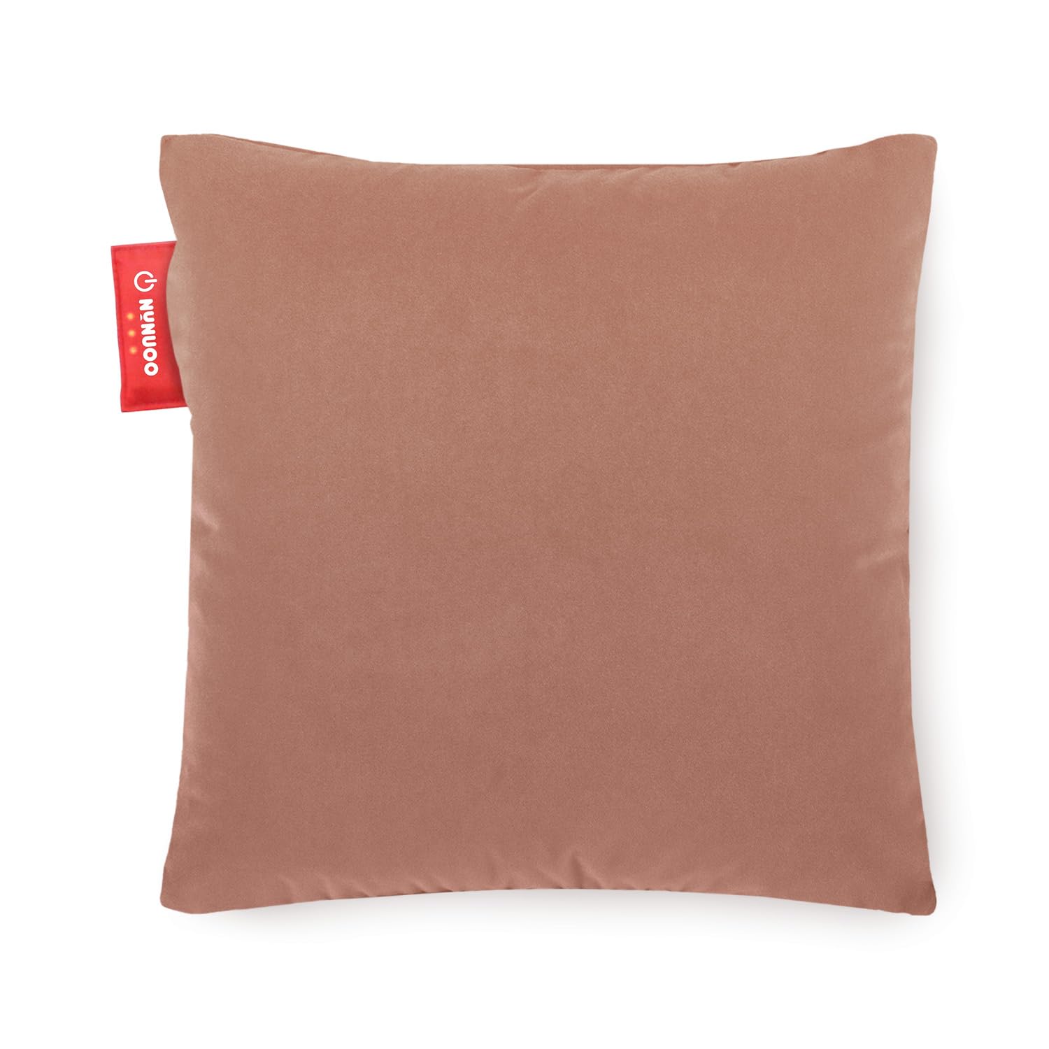 Cojín térmico de terciopelo – Tecnología de calefacción por infrarrojos – Elementos de calefacción – con apagado automático – Almohada de invierno – Inalámbrica – Recargable por USB – 4 a 8