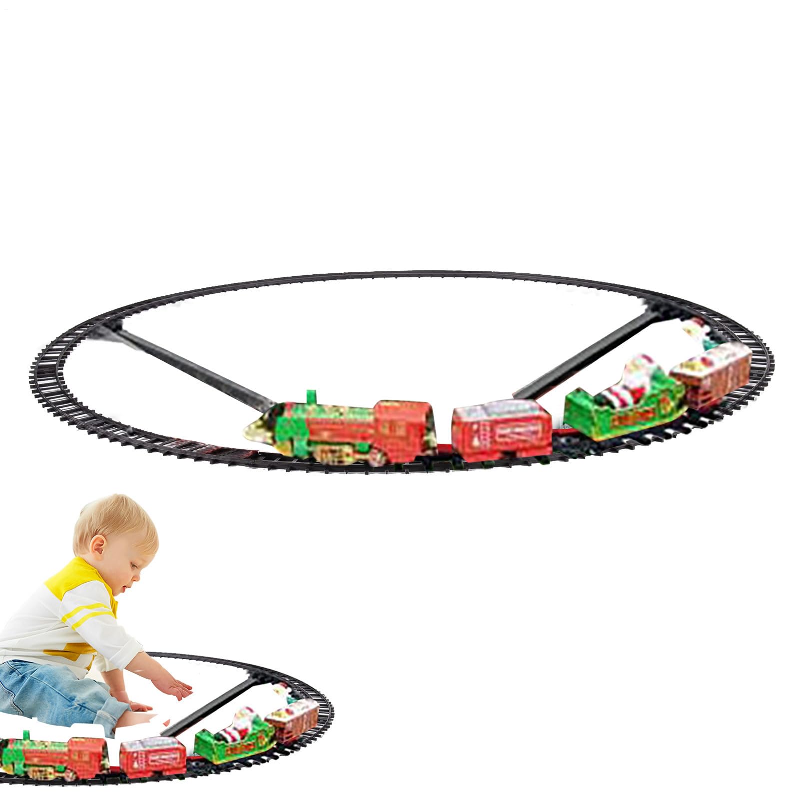 Tren de Navidad para el Árbol Decoración con Sonido y Luces