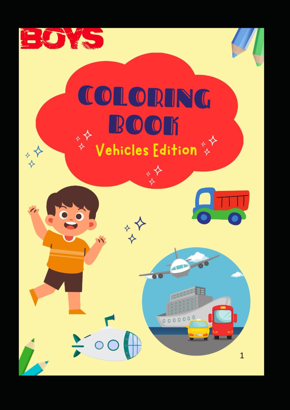 Coloring Book for boys