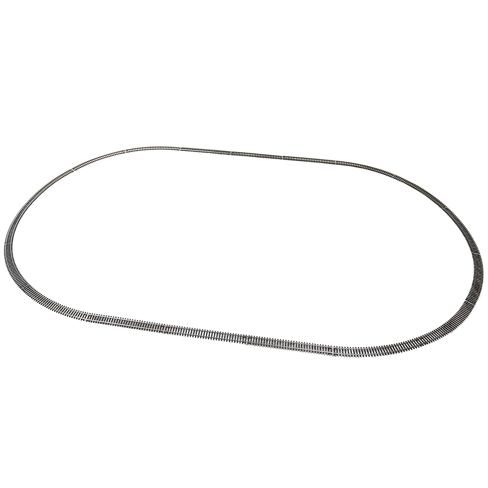 Evemodel Piste H0 1:87 Code 100 19" Modèle Rayon Courbe Trace Cuivre Nickel Rail Paysage (12/Pkg)