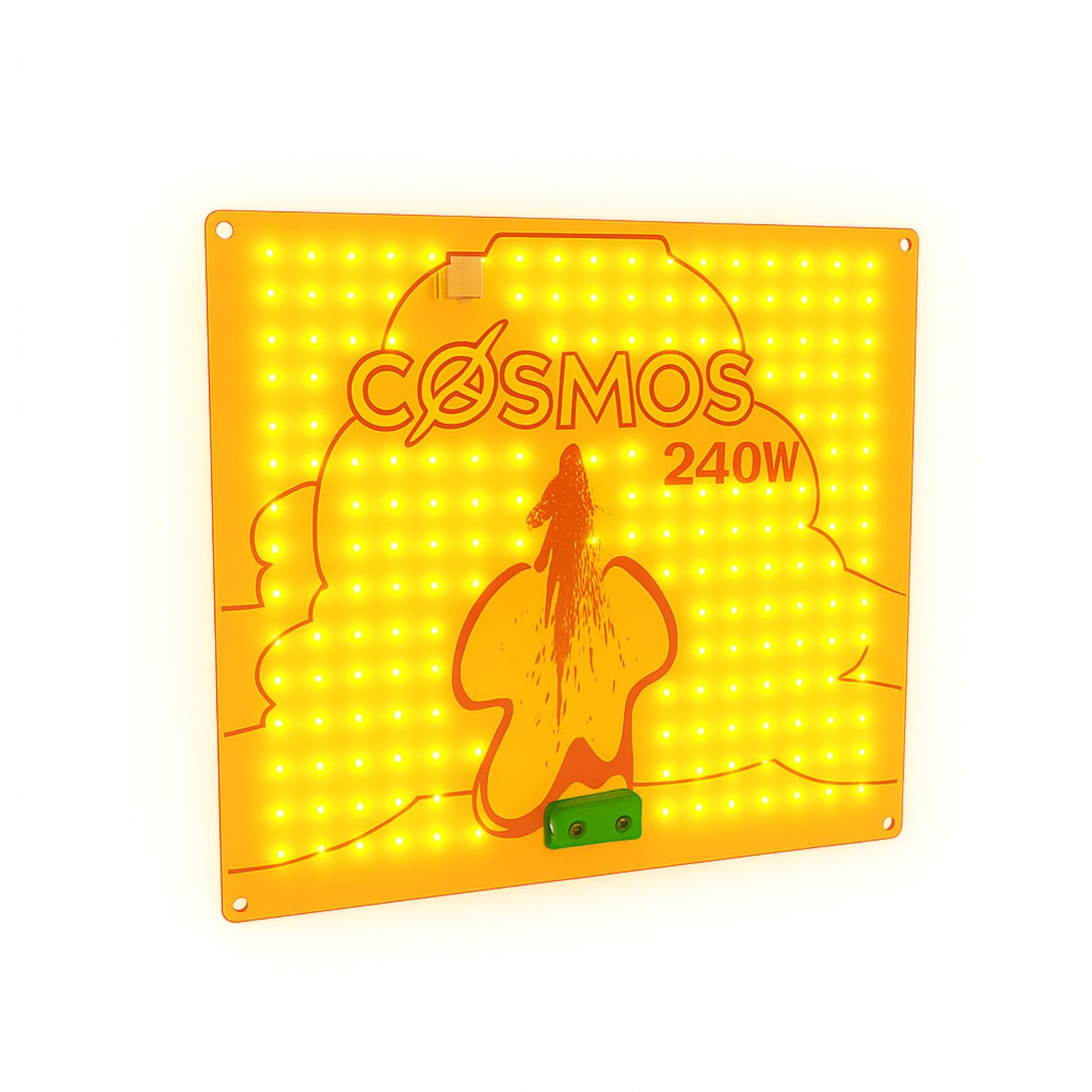 Weedness Cosmos Lampe LED pour Plantes 240 Watt Spectre Complet 42x42 cm 2,5 μmol/J - Culture Intérieure Extérieure Germination Floraison Croissance