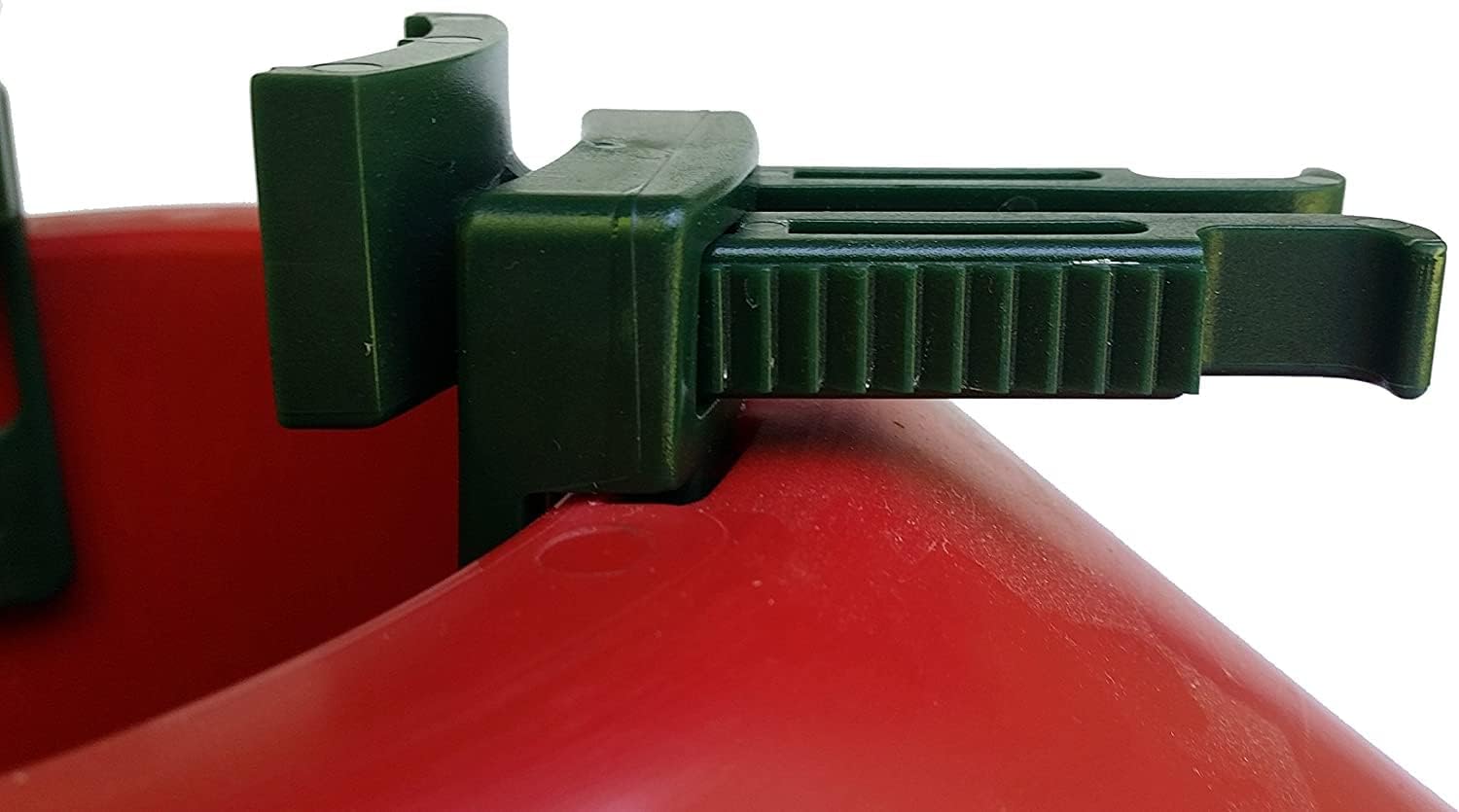 Northlight Red Christmas Tree Stand with Clamping System - for Live Trees up to 7'