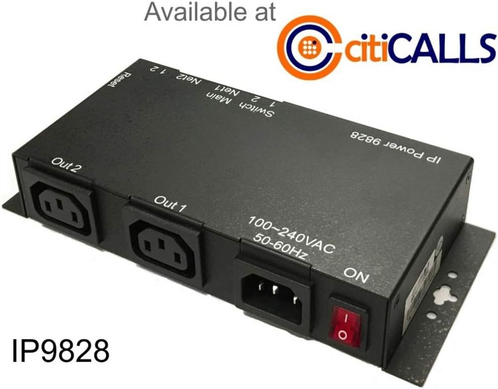 Aviosys IP9828 2 Port Web Power Controller Switch w Auto-Ping