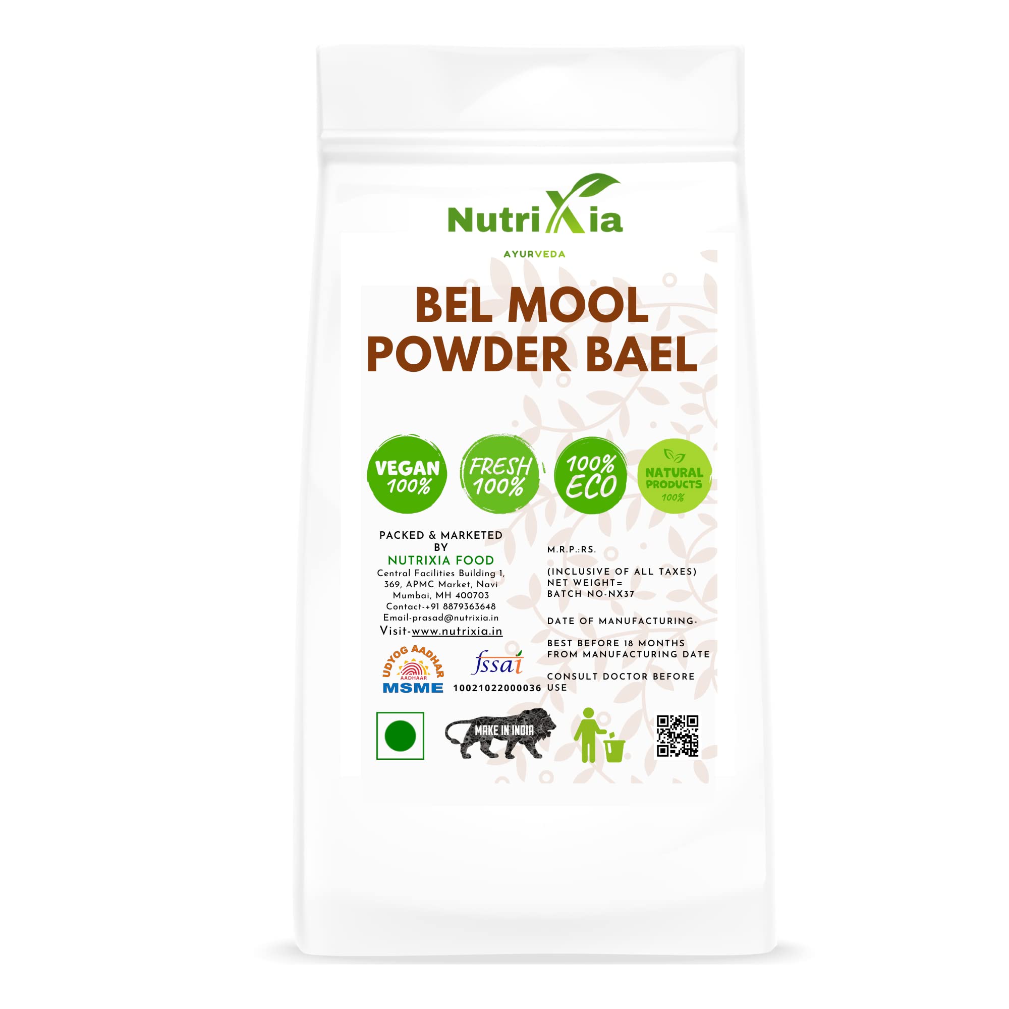 Bel mool powder-Bel Root powder (Indian Bael) Bael root (1 Kg)