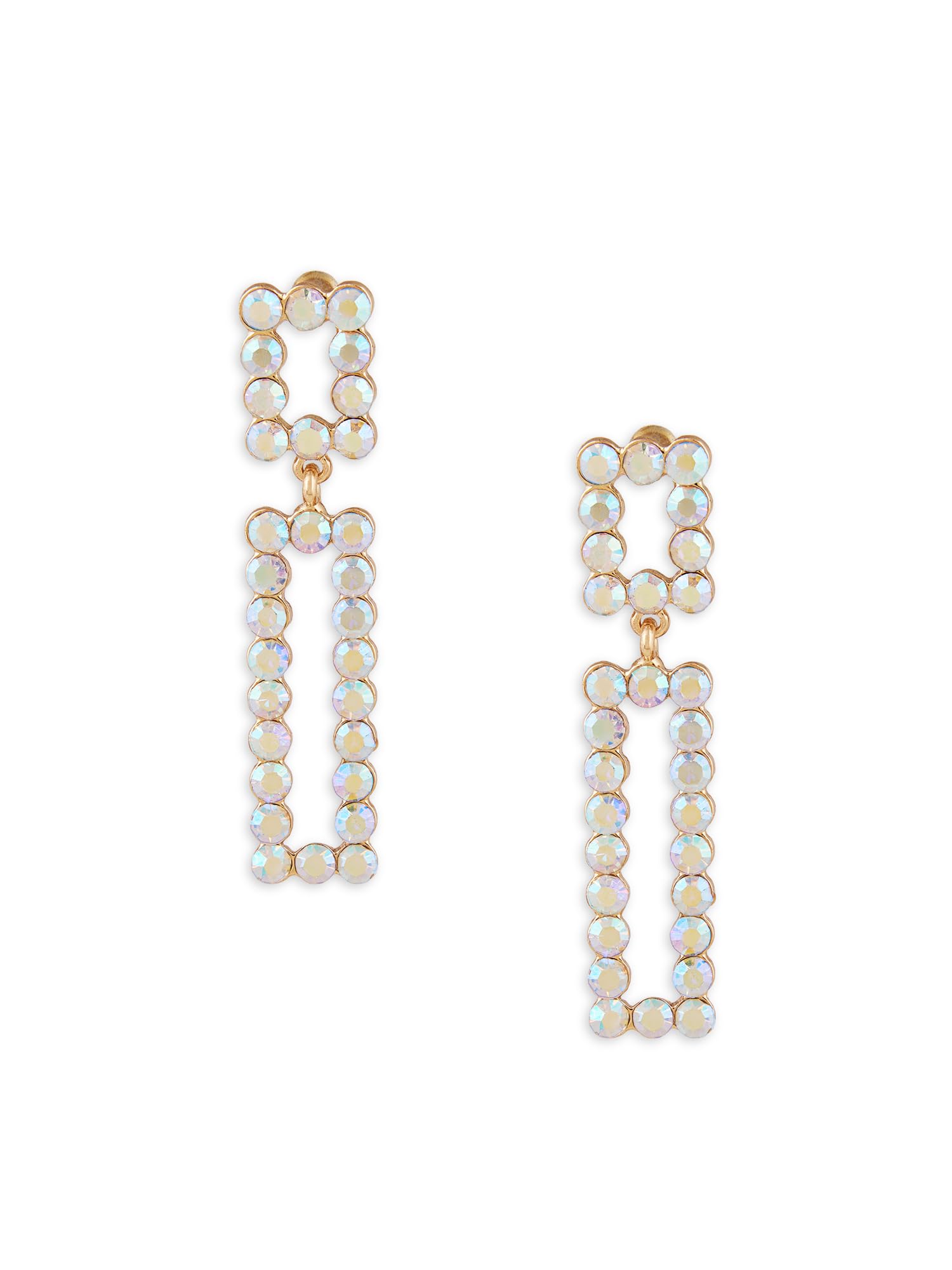 Zaveri Pearls Multicolor Dazzling Stones Embellished Party Bling Contemporary Drop Earring For Women-ZPFK18049 (B0D4M4YZDK) Amazon Price History, Amazon Price Tracker