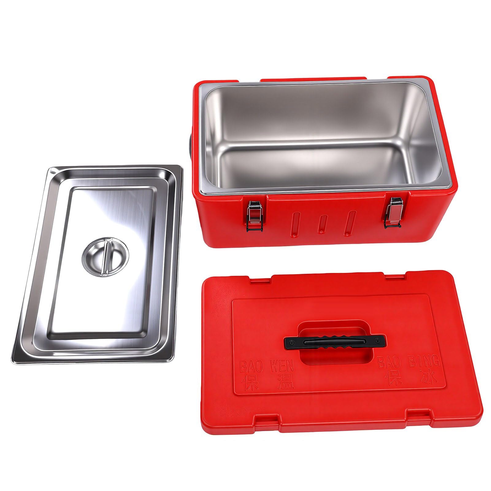 Cryfokt Caja Térmica para Alimentos, Recipiente Isotérmico de Acero Inoxidable, 12 H Frío, for Comidas para Llevar y Uso Diario
