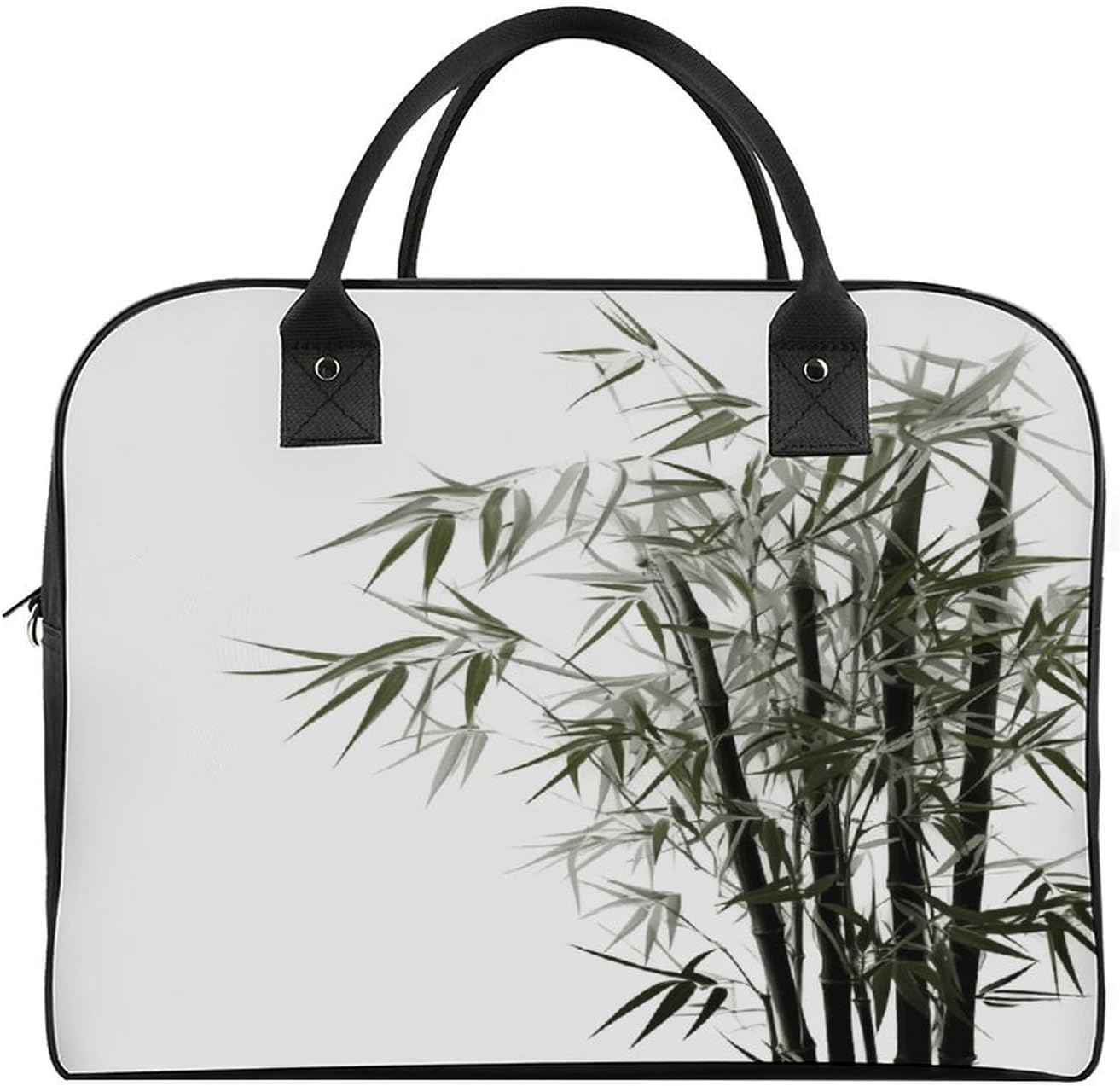 Asian Bamboo Laptop Bag with Shoulder Strap image 3