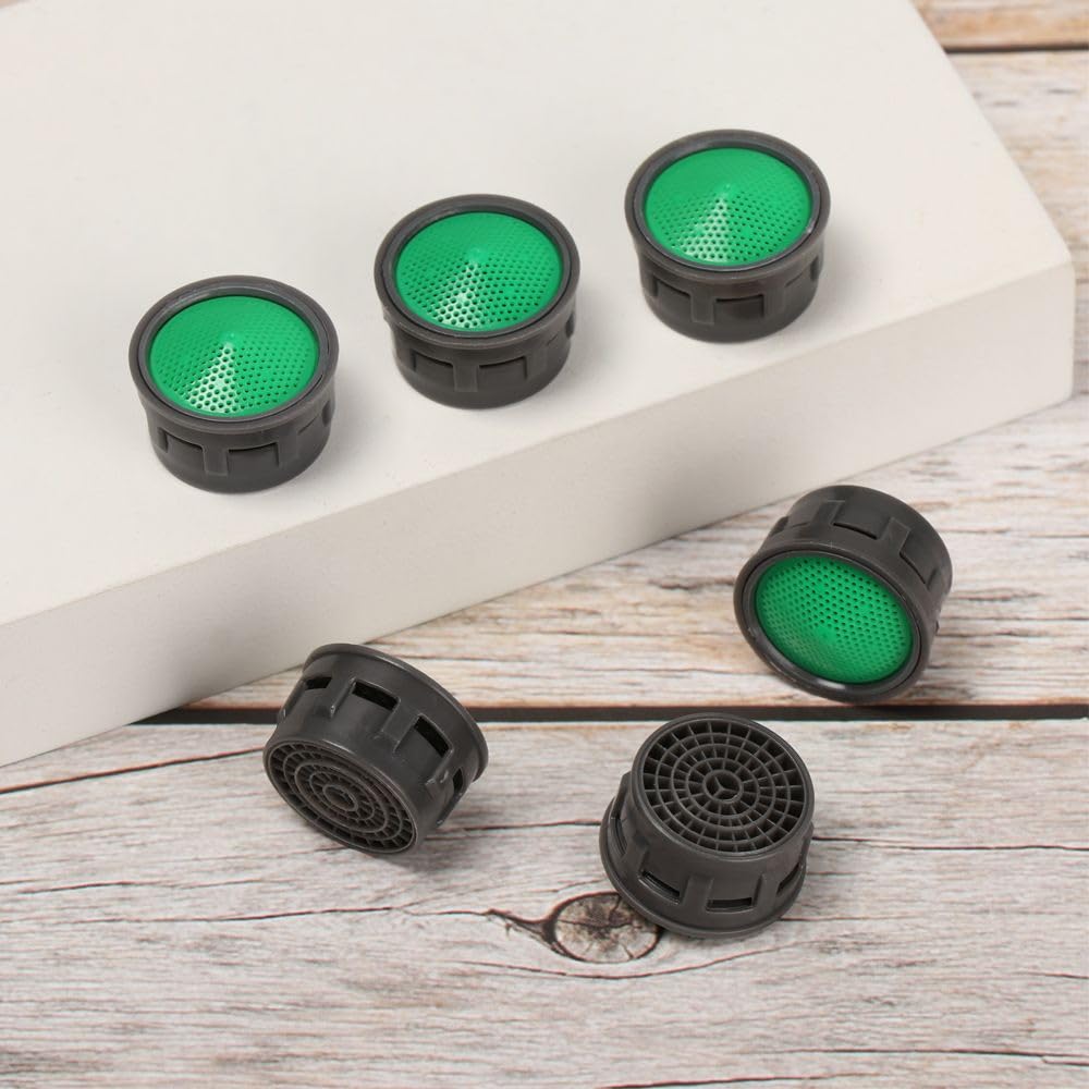 Adaptador de ahorro de agua (1/2/5 piezas), rosca hembra, aireador de grifo, boquilla, filtro, burbujeador, núcleo interior, accesorio de repuesto, adaptador de ahorro de agua, 50 piezas