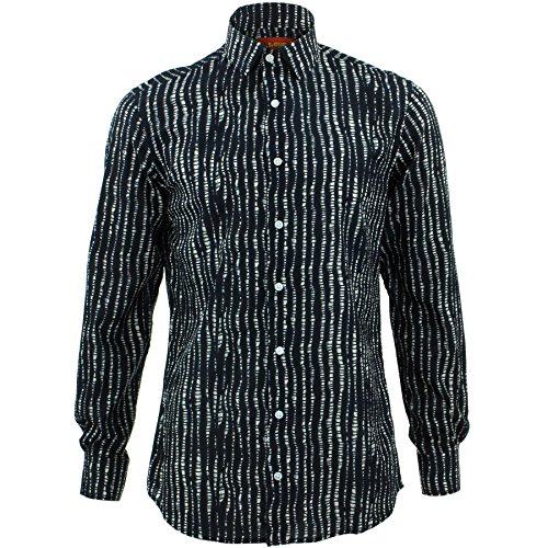 Chemise Loud Originals M - Coupe ajustée en coton à motif colonne vertébrale