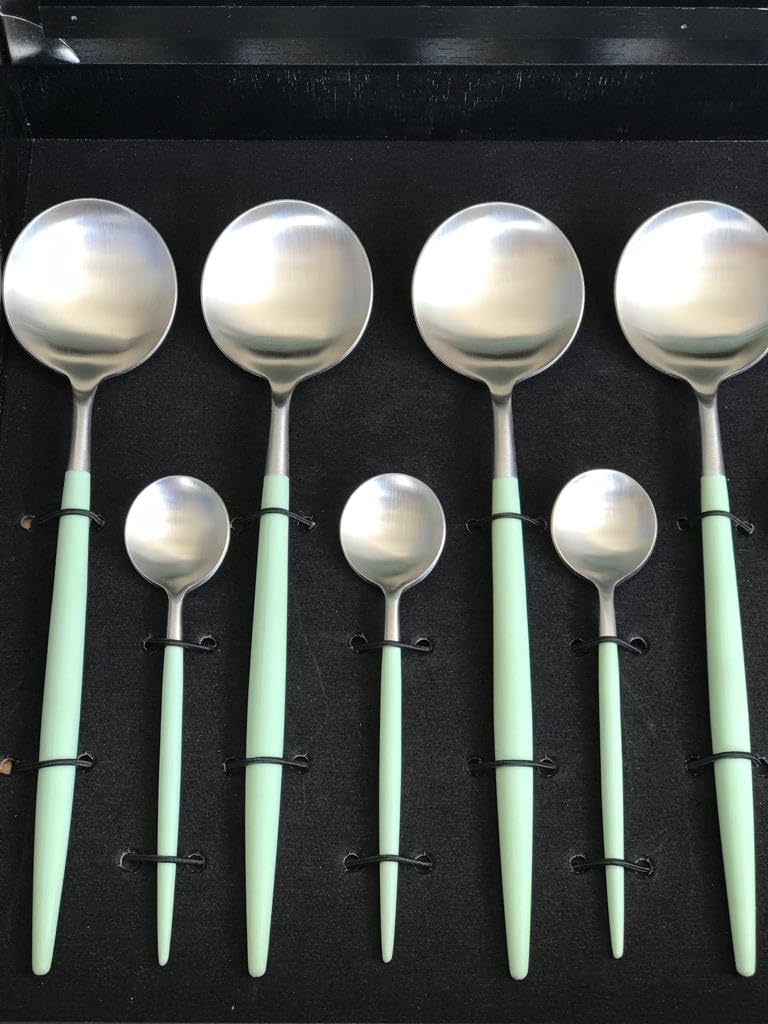 Cutipol Goa Celadon Ménagère 24 pièces en acier inoxydable