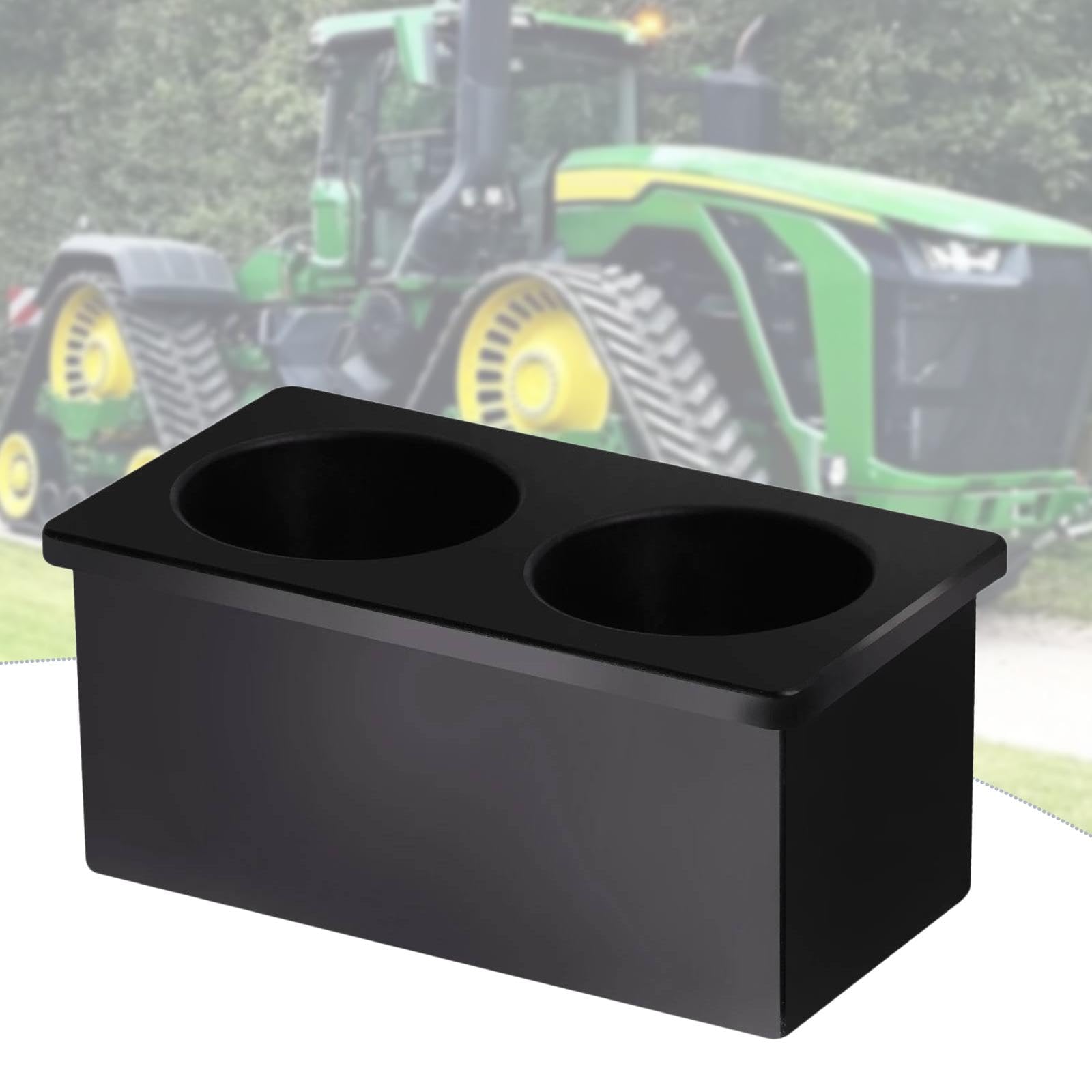 Soporte para bebidas y agua, decoración de vehículos, doble caja de almacenamiento para tractor 9510 9500