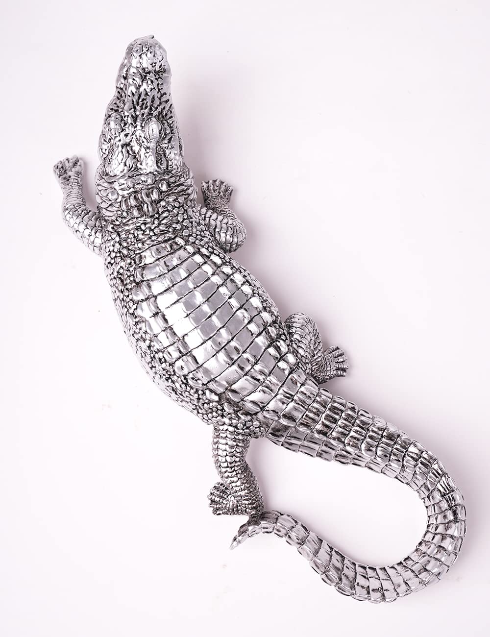 HAUCOZE Cocodrilo Figura Escultura Modern Decoración Animal Adorno 36cm
