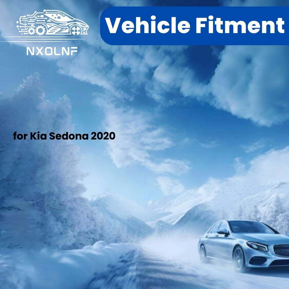 Pack of 2 Automotive Replacement Parking Brake Shoes for Kia Sedona 3.3L 2020