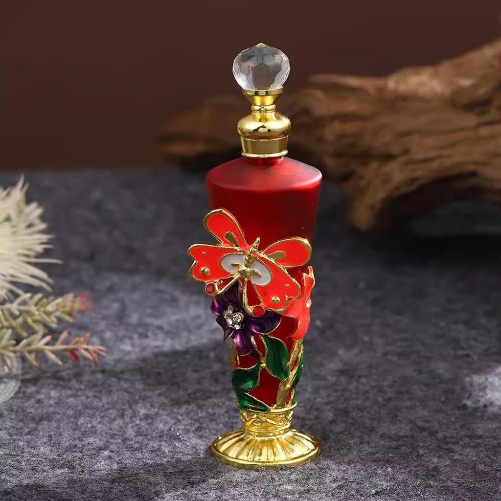Vintage butelka perfum, pusta, dekoracyjna o pojemności 30 ml