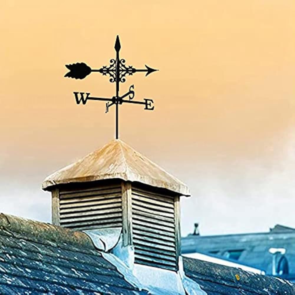 Exquisite Wetterfahne Aus Metall, Wetterfahne Aus Metall mit Ornament